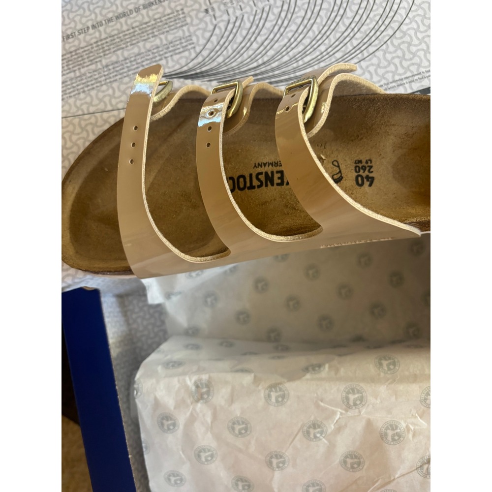 Birkenstock Florida BS Patent Sand Slide Sandals 1031757 Womens 9 Regular - Picture 8 of 9